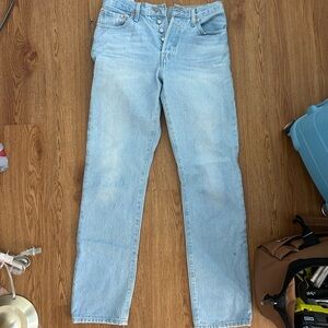 Levi's Light Blue Women's Straight Leg Jeans